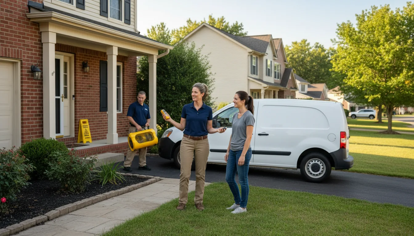 Water restoration image for Water Damage & Restoration Services in Bridgewater, VT